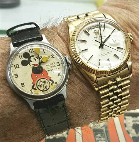 rolex mickey watch|Rolex disney mickey mouse watch.